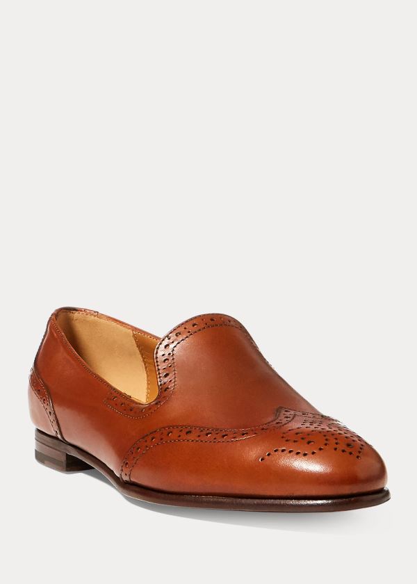 Women's Ralph Lauren Quincy Calfskin Loafers | 317695HES